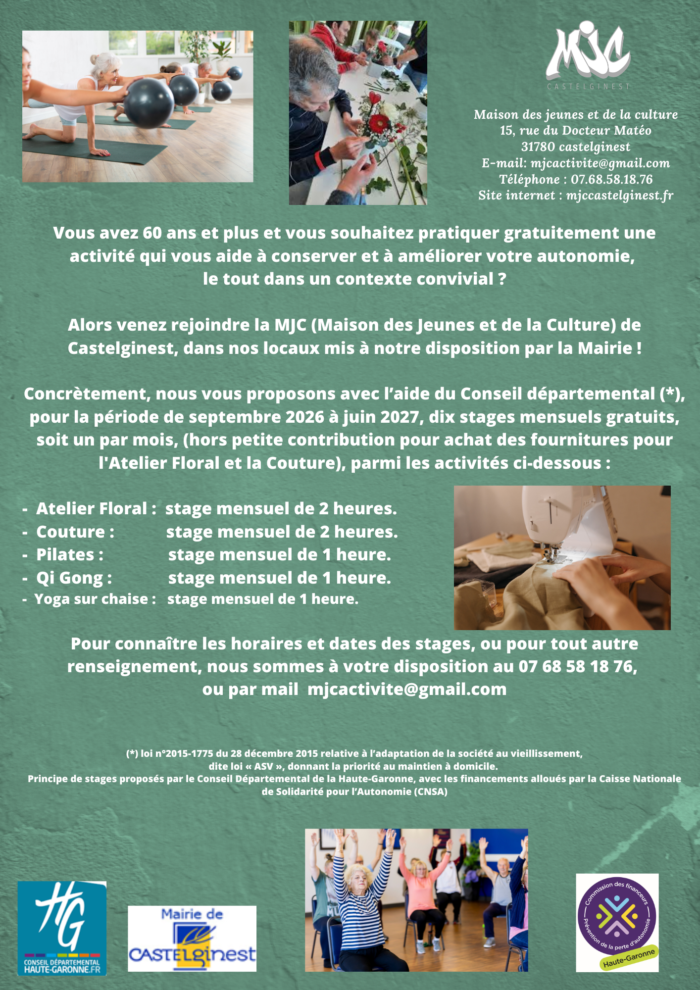 image des stages seniors